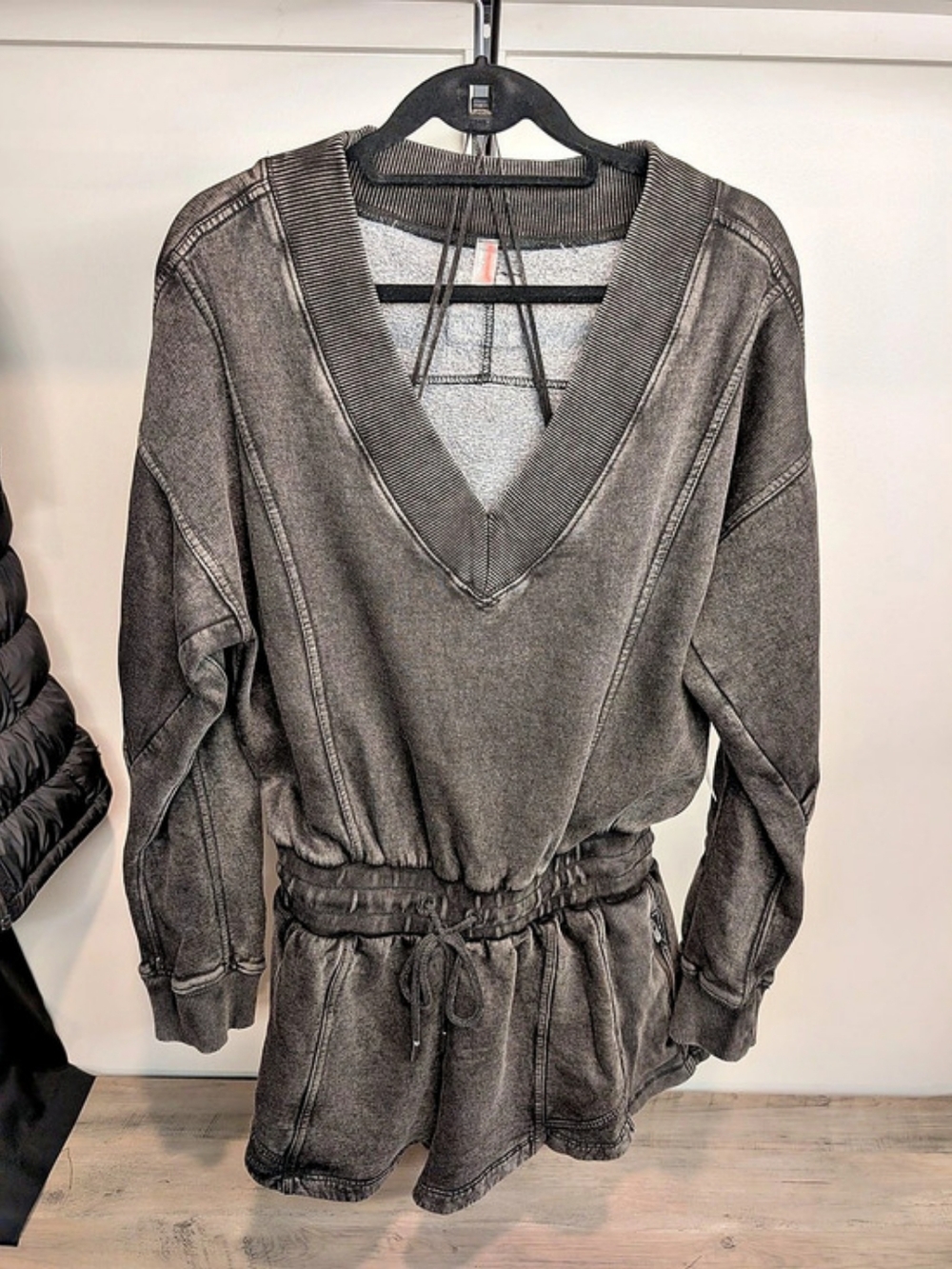 Free People Black Romper Size Medium NWT